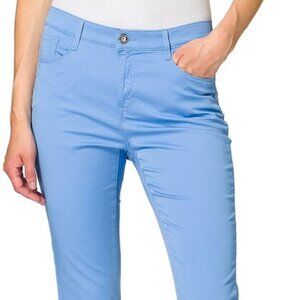 𝅺BRAX Feel Good BNWT Sz 24 X 32 Pant "Mara S City Pants" Light Blue Women $248
